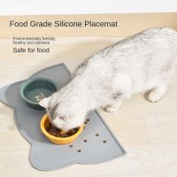 Pet Silicone Food Mat Portable Waterproof Leak-Proof Non-Slip Feeding Mats Bowl Pad Cushion For Cats Dogs Pet Items