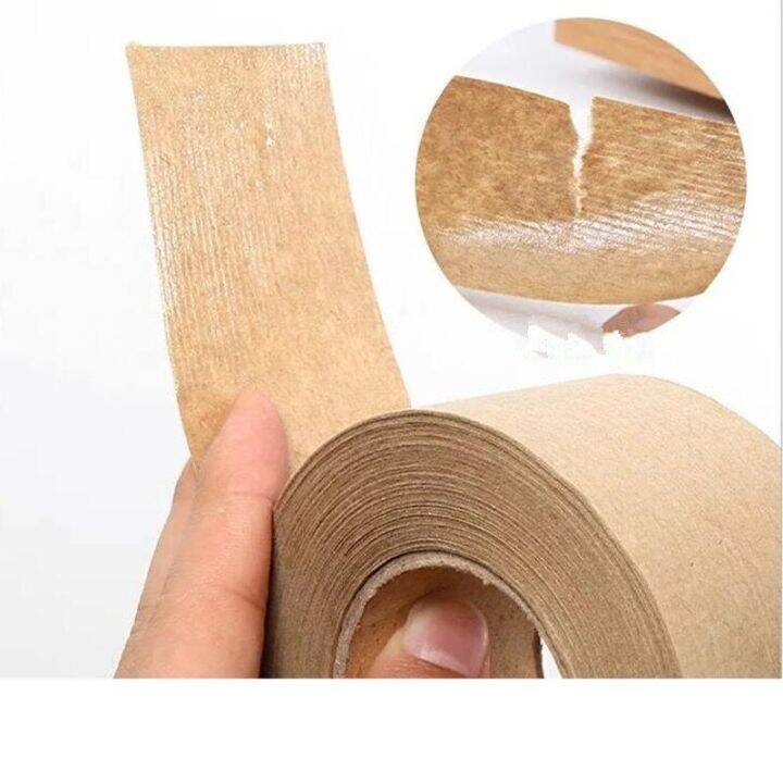 1-roll-30m-kraft-paper-tape-bundled-adhesive-paper-tapes-sealed-water-activated-carton-painting-sticker-for-art-painting-tape-adhesives-tape