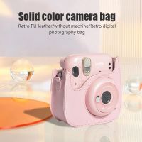 Aa-079สำหรับ Instax Mini 11เคสป้องกันหนัง PU อ่อนนุ่มกระเป๋าเดินทางสำหรับกระเป๋ากล้องฟิล์ม Fujifilm พร้อม Tali Bahu