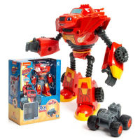 Blaze Monster Machines Anime Figure Cartoon PlasticAlloy Deformed Car Action Figure Model Kids Toys Children Birthday Gifts