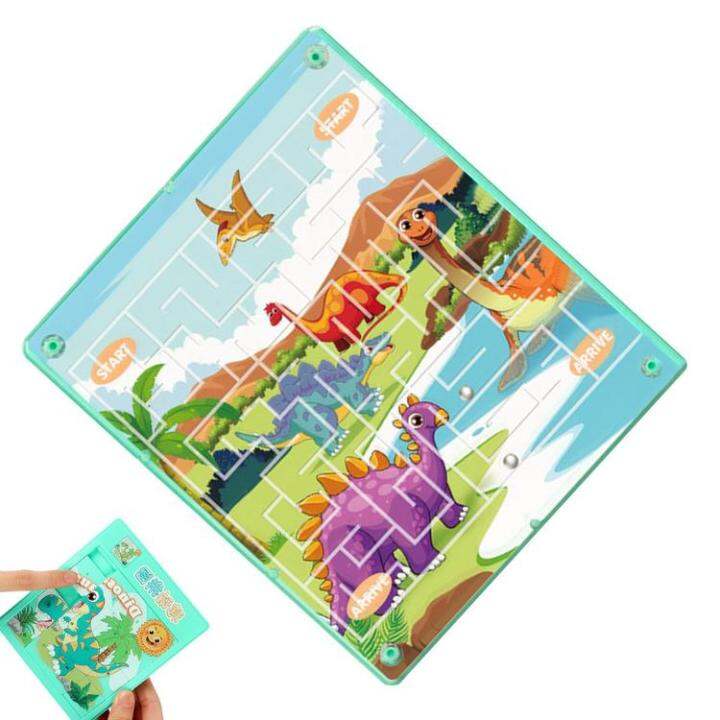 kids-puzzles-board-2-in-1-maze-toy-games-animal-jigsaw-puzzles-board-travel-games-toys-preschool-educational-learning-toys-beneficial