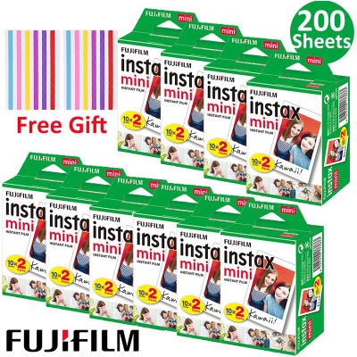 20-200 Sheets Fuji Fujifilm Instax Mini 11 Film White Edge Photo Paper Films 10-200 Pcs For Instant Mini 9 8 7s 25 50s Camera