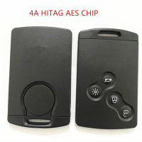 4ปุ่ม Clio4 Keyless กุญแจรถไปแฮนด์ฟรีสมาร์ทการ์ดระยะไกล433เมกะเฮิร์ตซ์ Pcf7945 4A ชิปสำหรับเรโนลต์คลีโอ IV 4 Captur ที่สำคัญ2009-2017