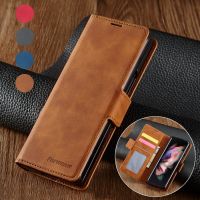 Wallet Magnetic Flip Leather Case For Samsung Galaxy Z Fold 5 Z Flip 5 Fold 4 Flip 4 Fold 3 Flip 3 Business Anti-drop Cover