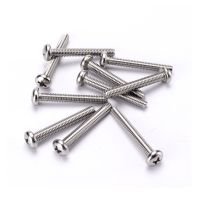 50X M1 M1.2 M1.4 M1.6 M2 M2.5 M3 M4 Mini Micro Kecil A2 304 Stainless Steel Cross Phillips Pan Head Screw Bulat Baut 2-30Mm