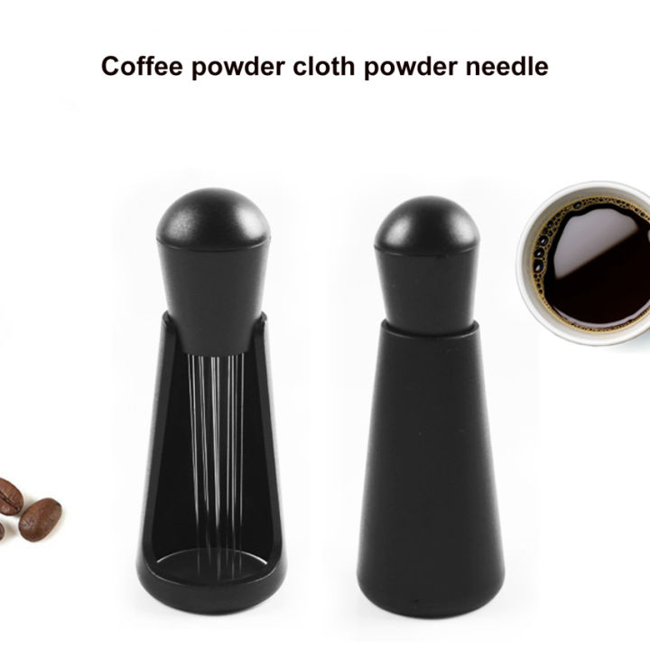 เครื่องคนกาแฟเข็มผงเอสเพรสโซคนคู่บดกาแฟเอสเพรสโซ่ผงกาแฟเครื่องมือเข็มจำหน่ายเข็ม