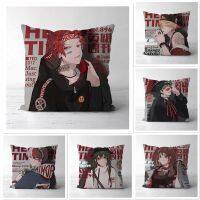 （ALL IN STOCK XZX）Kirishima eijiriu bakugou Katsuki pillowcase with floral pattern double-sided 3D printing 45x45cm   (Double sided printing with free customization of patterns)