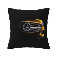 Mercedes Benz (2) Home Decor Pillowcase Casual Couch Chair Waist Car Computer Bed Sofa Throw Polyester Pillow Case Bedroom Office（45cm x 45cm）