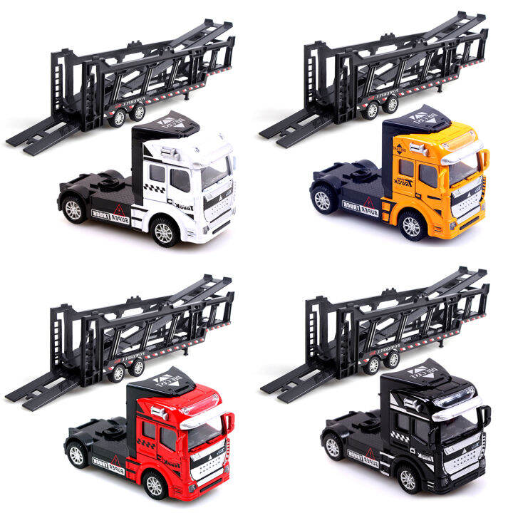 children-pull-back-alloy-simulation-trailer-supporting-ladder-model-toy-gift