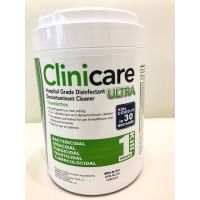 ??โปรสุดเดือด Clinicare Ultra Disinfectant Towelettes ทิชชู่เปียก เอนกประสงค์ 180 แผ่น/กระปุก ราคาถูก?? ทิชชู่ ทิชชู่เปียก  ทิชชุ่เปียกเด็ก  ทิชชุ่แอลกอฮอล์ ทิชชุ่เปียกเด็ก กระดาษเปียก