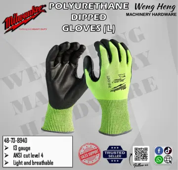 Milwaukee 48-73-7032 Cut Level 9 High-Dexterity Nitrile Dipped Gloves - L