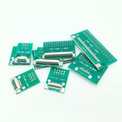 4pin 6pin 8pin 10pin 12pin 20pin 24pin 26 pin 1.mm FFC FPC adapter 2.54mm Flat cable Socket converter breakout board for TFT LCD
