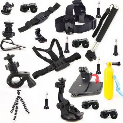Travel Bundle Set Professional Accessories Palo Selfie Stick Monopod Tripod For Sony Action Cam HDR AS20 AS15 AS100V AS30V AZ1