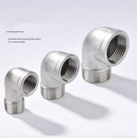 304 stainless steel 90 degrees pipe fittings 1/4 1/2   DN8 DN10 DN15 DN20 Pipe Fittings Accessories