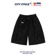 Quần Short Gió Local Brand 3 Túi Hộp City Cycle form rộng oversize unisex