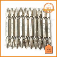 (10 ดอก)ดอกสว่านหัวแฉก ดอกไขควง หัวแม่เหล็ก 2 ด้าน ยาว 65 มม. 10Pcs 65MM Double Head Screwdriver THE TOOLS มาแรง