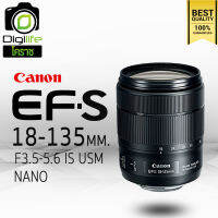 Canon Lens EF-S 18-135 mm. F3.5-5.6 IS USM NANO - รับประกันร้าน Digilife Thailand 1ปี