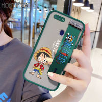 Hontinga เคสโทรศัพท์มือถือ (มีสายรัดข้อมือ) เคสออปโป้ ลายการ์ตูนวันพีช สำหรับOPPO F9