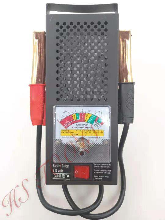 battery tester 6 & 12 volts Battery Load Tester 100Amp Load Type 6V