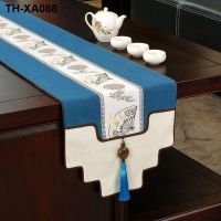 New Chinese style zen tea table cloth strip contracted and contemporary TV cabinet