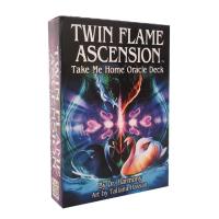 Twin Flame Ascension Oracle Card Board Game Oracle Card Fortune Telling Card Game Divination Tools Oracle Card 55pcs Table Game efficient