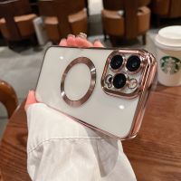 Luxury Lens Camera Protector Case For iPhone 14 Plus 13 12 11 Pro Max Mini iphone X XS XR Max iphone14 iphone13 iphone12 iphone11 Transparent Plating Logo Hole Cover Casing