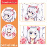 Anime Eromanga Sensei Izumi Sagiri กอดปลอกหมอนพิมพ์สองด้าน Otaku ชุดเครื่องนอนตกแต่ง Dakimakura ปลอกหมอนของขวัญ