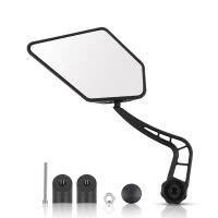 กระจกมองหลังขนาดเล็กสำหรับจักรยานเสือหมอบ Unbreakable Rotatable Rearview Safety Side Handlebar Mirror