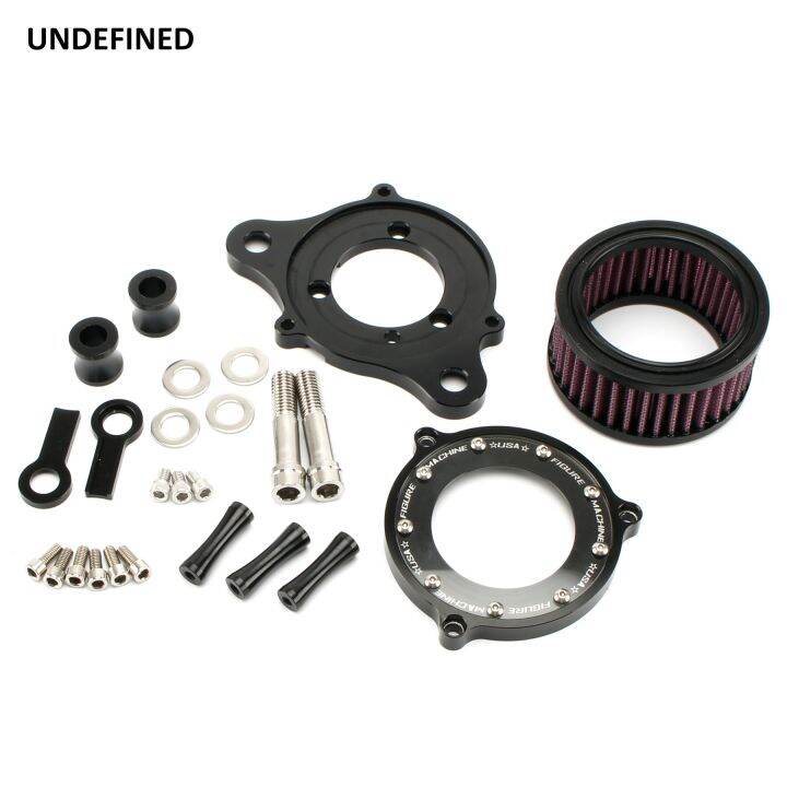ชุดระบบไอดีตัวฟอกอากาศ-cnc-สำหรับตัวกรองอากาศรถจักรยานยนต์สำหรับ-harley-sportster-xl883-xl1200เหล็ก883-48-72เจ็ดสิบสอง1991-2021