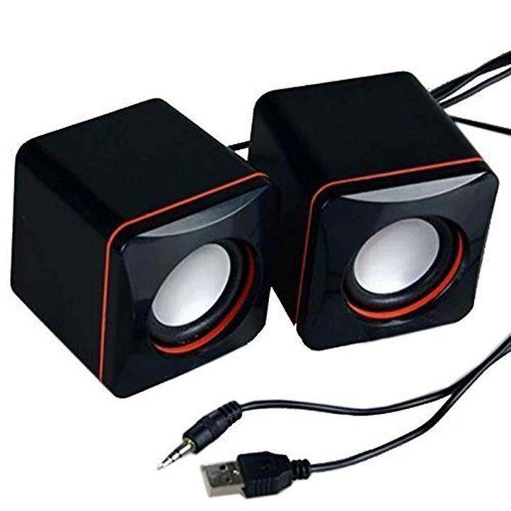 Speaker Komputer Portabel, Pengeras Suara Mini Desktop Bertenaga USB ...