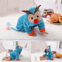 ▬ Infant Cotton towel material warm and absorbing baby child bathrobe bath towel one month photo clothing