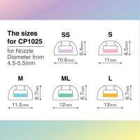 SpinFit CP1025(TWS) จุกหูฟังซิลิโคนที่จดสิทธิบัตรออกแบบมาสำหรับหูฟังไร้สาย Ture เหมาะกับหูฟัง MTW3 Ja Elite 7 Galaxy Buds 2