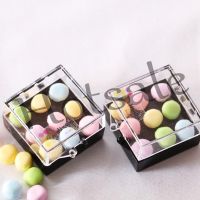 【hot sale】 ✺✑ B32 Doll House Boxed Mini Macaron Bag Miniature Food Play Scene Model Small Cloth BJD Accessories Simulation diy Ornaments Shooting Props For Birthday Gifts