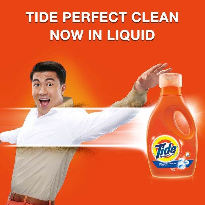 Tide Liquid Sparkling Fresh Laundry Liquid Detergent Pouch Refill (810g ...