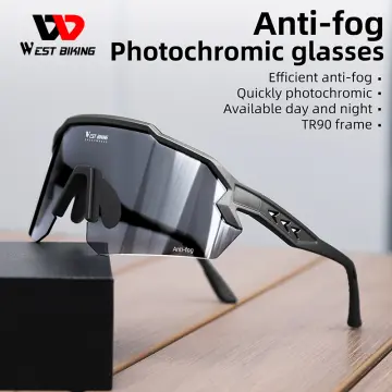West Biking Photochromic Sports Glasses UV Protection Sunglasses