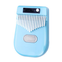 Electric Kalimba 17 Keys Thumb Piano 4 Kinds of Timbre BT Connetion Mbira Finger Piano Electronic Musical Instrument Gifts for Kids Adults Beginners and Music Lovers