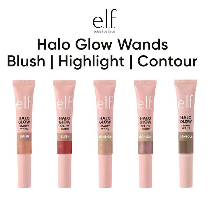 Onhand ELF Cosmetics Halo Glow Blush, Highlight, Contour Wands Lazada PH