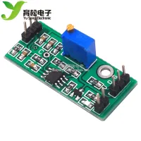 LM393 Voltage Relative Module Adjustable Precision Signal Wave Shape Plastic High Level Dual Output LED Indicator