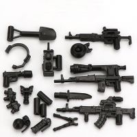 Military Mini Action Figure Playmobil MOC Accessories Military Weapons Bricks Building Block Gifts Toy