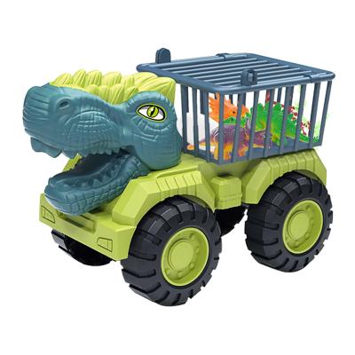 BolehDeals Creative Dinosaur Transport Truck Dino Car Playset Toys Pull Back Dinosaur Car Holiday Gifts