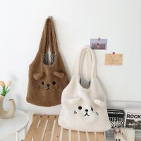 【CW】 New Soft Tote Cartoon   Lamb Hair Shoulder - Aliexpress