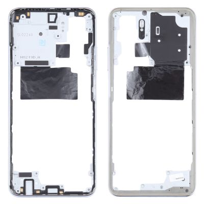 แผ่นเฟรมหนามเตยกลาง Xiaomi Redmi Note 10 M2101K7AI M2101K7AG (สีขาว)