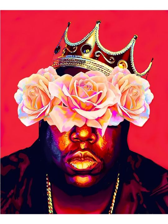 hip-hop-rapper-star-ดอกไม้โปสเตอร์ภาพวาดผ้าใบบทคัดย่อ-tupac-biggie-juicecwrld-singer-wall-art-สำหรับตกแต่งบ้านใหม่
