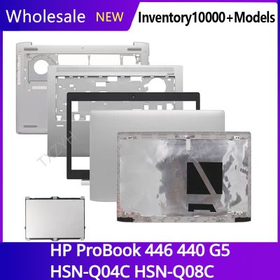 Original For HP ProBook 446 440 G5 HSN-Q04C HSN-Q08C Laptop LCD back cover Front Bezel Hinges Palmrest Bottom Case A B C D Shell