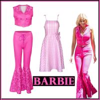 2023NEW Movie Margot Robbies Barbie Cosplay For Woman Cosplay Ken Fancy Party Hallowenn Costumes Pink Top Beach Wear