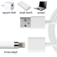 USB ชาย Lightning 8-Pin หญิงอะแดปเตอร์เครื่องชาร์จสายสำหรับ iPad Pro ดินสอ