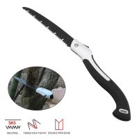 Folding Hand Saw SK5 Steel Blade Soft Rubber Handle Collapsible Sharp for Woodwork / Household Cutting Tools / DIY Hand Saw Handtool parts Accessories