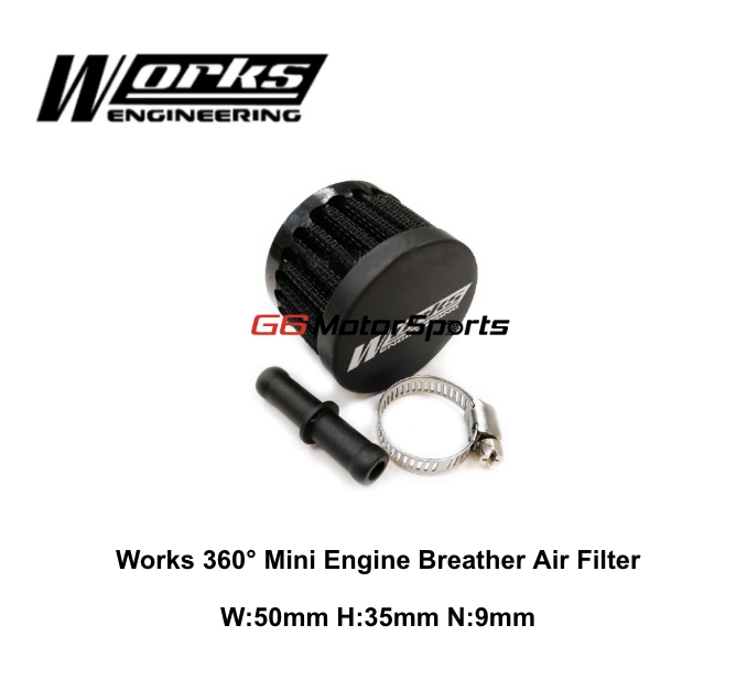 Works 360° Mini Engine Breather Air Filter Lazada