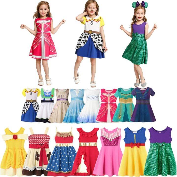 jeansame-dress-children-elsa-kitebirthdaycostumemermaid-moanadresses