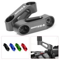 1 Pair Motorbike Rearview Mirror Risers Extenders Extension Adapters For Suzuki V-Strom 250 650 1000 1050 vstrom v strom 650 xt Mirrors